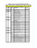 Schedule for Model exit exam.docx